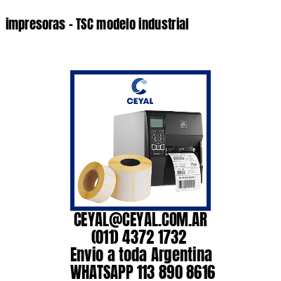 impresoras – TSC modelo industrial