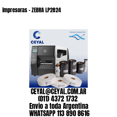 impresoras – ZEBRA LP2824