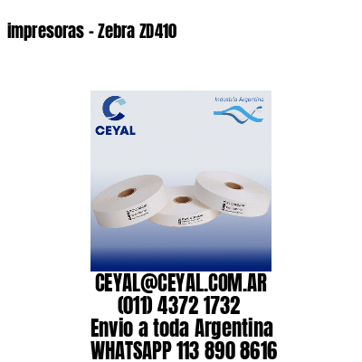 impresoras – Zebra ZD410