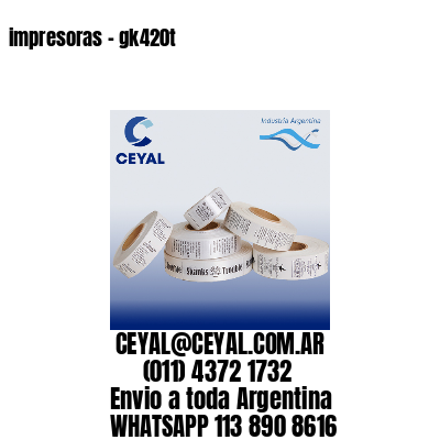 impresoras – gk420t