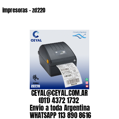 impresoras - zd220