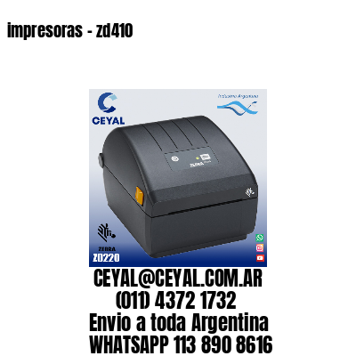 impresoras - zd410