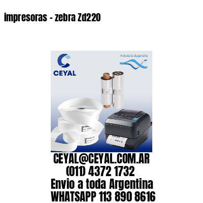 impresoras – zebra Zd220