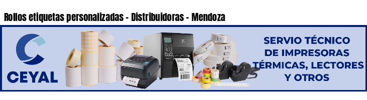 Rollos etiquetas personalizadas - Distribuidoras - Mendoza