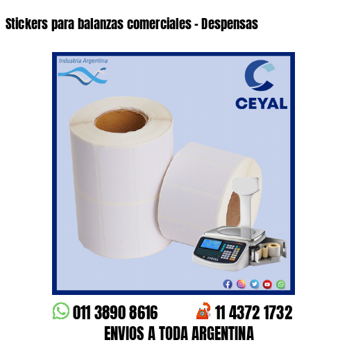 Stickers para balanzas comerciales – Despensas