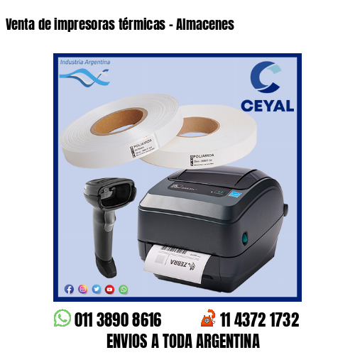 Venta de impresoras térmicas – Almacenes