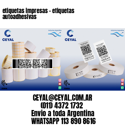 etiquetas impresas – etiquetas autoadhesivas