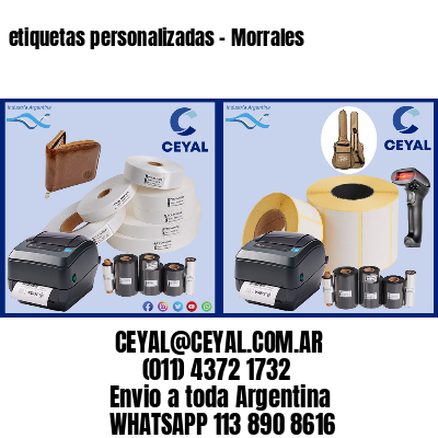etiquetas personalizadas – Morrales