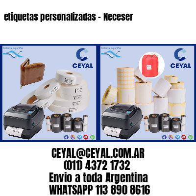 etiquetas personalizadas – Neceser