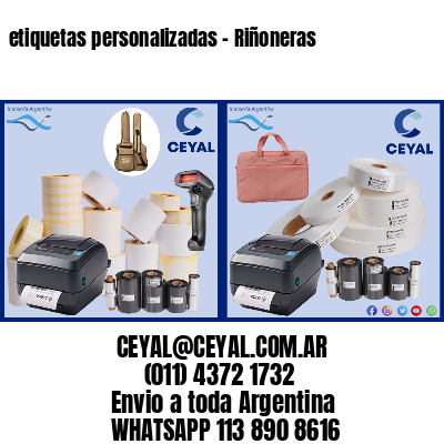etiquetas personalizadas – Riñoneras