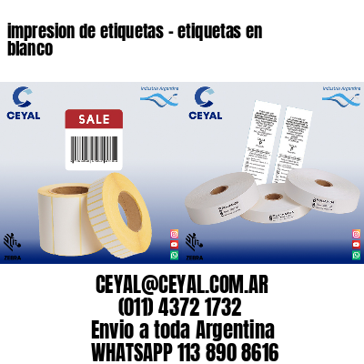 impresion de etiquetas – etiquetas en blanco