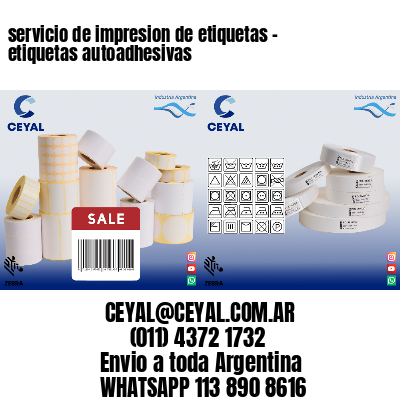 servicio de impresion de etiquetas – etiquetas autoadhesivas