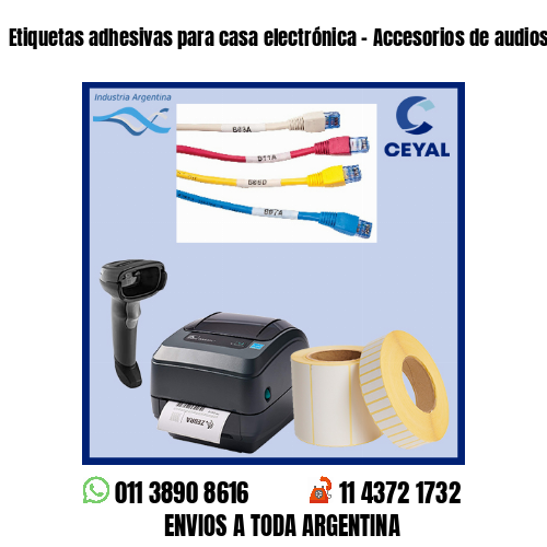 Etiquetas adhesivas para casa electrónica – Accesorios de audios