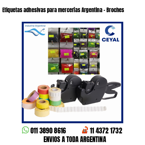 Etiquetas adhesivas para mercerías Argentina – Broches