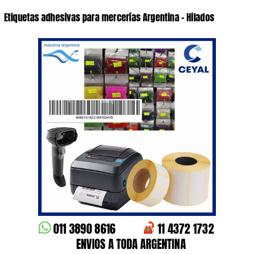 Etiquetas adhesivas para mercerías Argentina – Hilados
