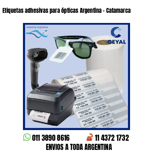 Etiquetas adhesivas para ópticas Argentina – Catamarca