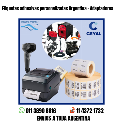Etiquetas adhesivas personalizadas Argentina – Adaptadores
