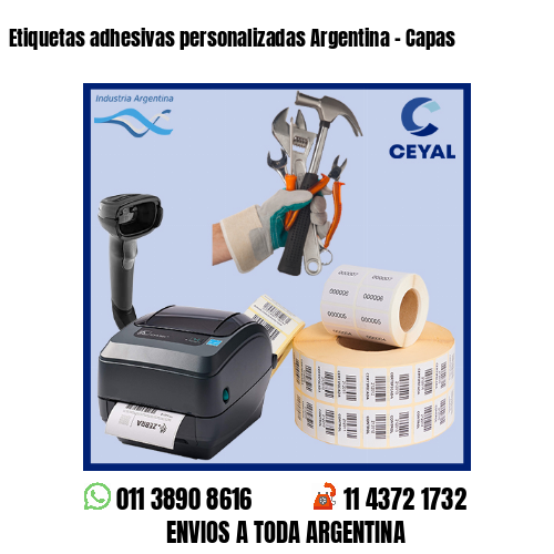 Etiquetas adhesivas personalizadas Argentina – Capas