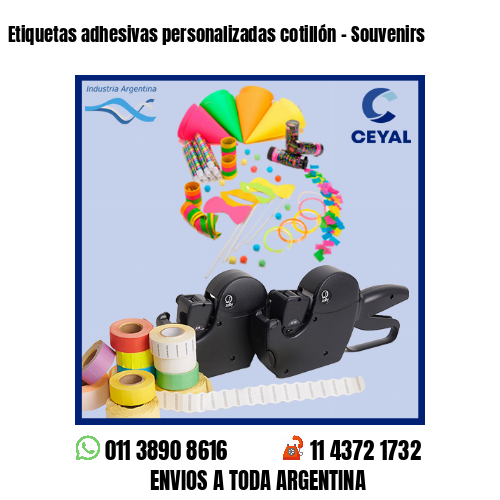 Etiquetas adhesivas personalizadas cotillón – Souvenirs