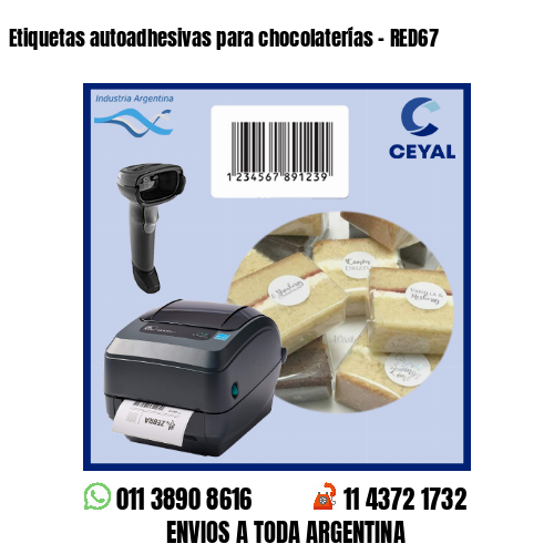 Etiquetas autoadhesivas para chocolaterías – RED67