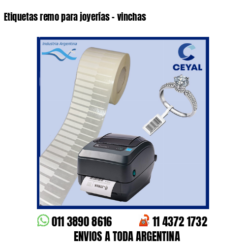 Etiquetas remo para joyerías – vinchas