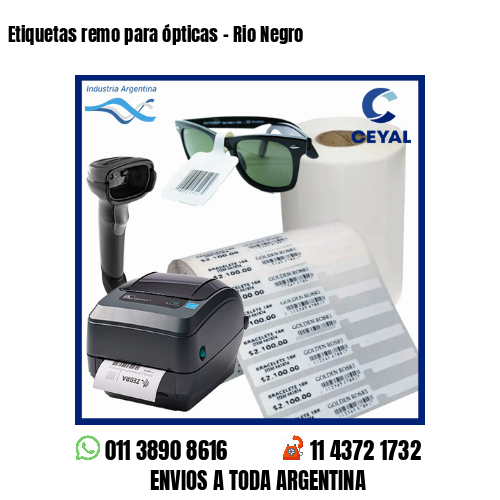 Etiquetas remo para ópticas – Rio Negro