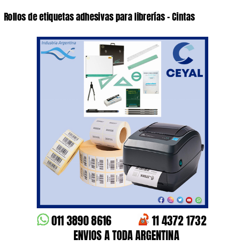 Rollos de etiquetas adhesivas para librerías – Cintas