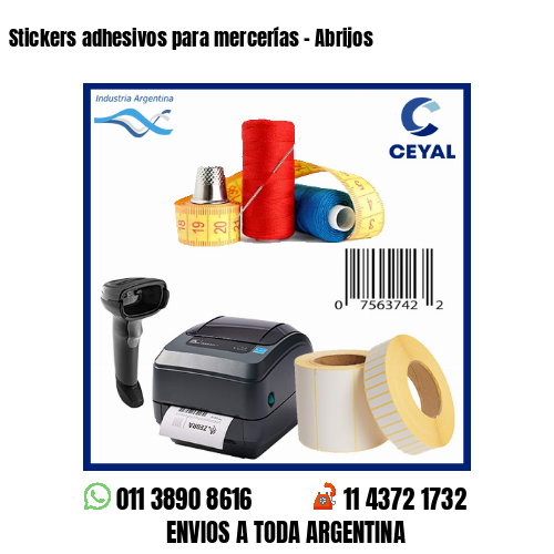 Stickers adhesivos para mercerías – Abrijos