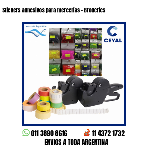 Stickers adhesivos para mercerías – Broderies