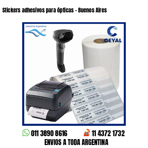 Stickers adhesivos para ópticas – Buenos Aires