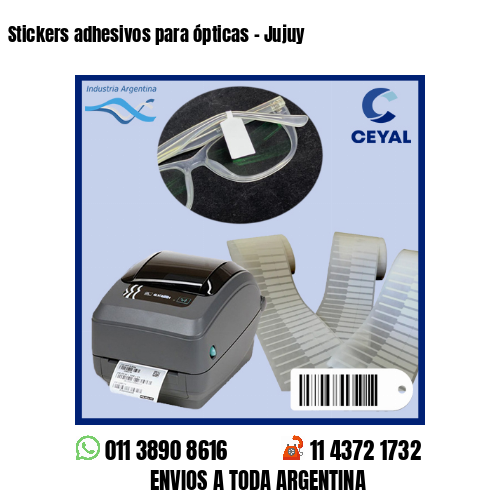Stickers adhesivos para ópticas – Jujuy