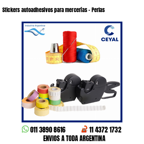 Stickers autoadhesivos para mercerías – Perlas