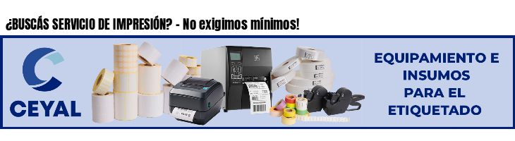 ¿BUSCÁS SERVICIO DE IMPRESIÓN? - No exigimos mínimos!