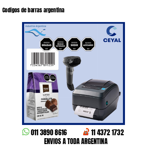 Codigos de barras argentina 