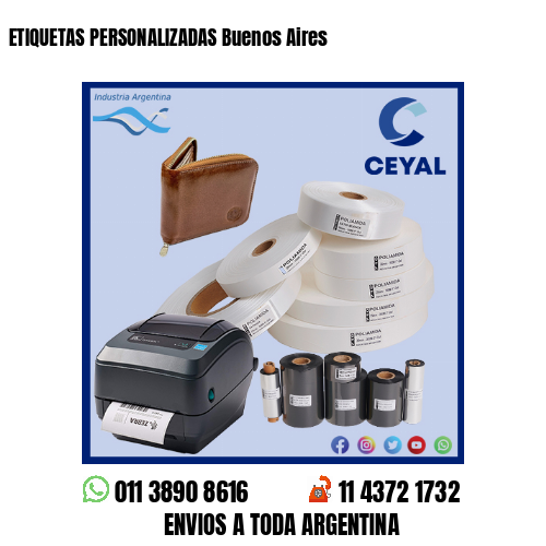 ETIQUETAS PERSONALIZADAS Buenos Aires