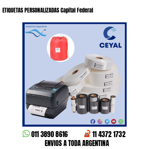 ETIQUETAS PERSONALIZADAS Capital Federal