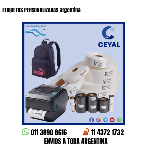 ETIQUETAS PERSONALIZADAS argentina
