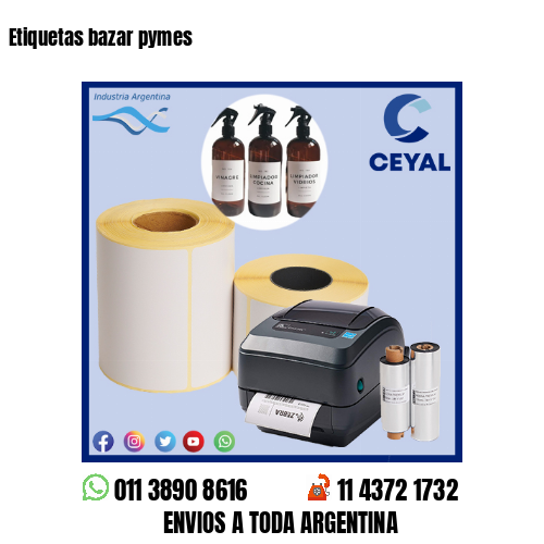 Etiquetas bazar pymes