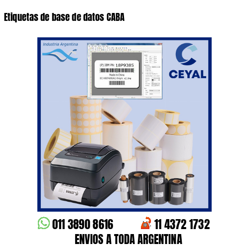 Etiquetas de base de datos CABA