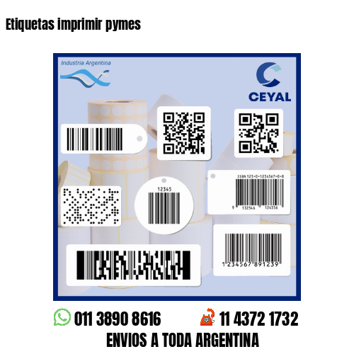 Etiquetas imprimir pymes