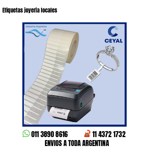 Etiquetas joyeria locales 