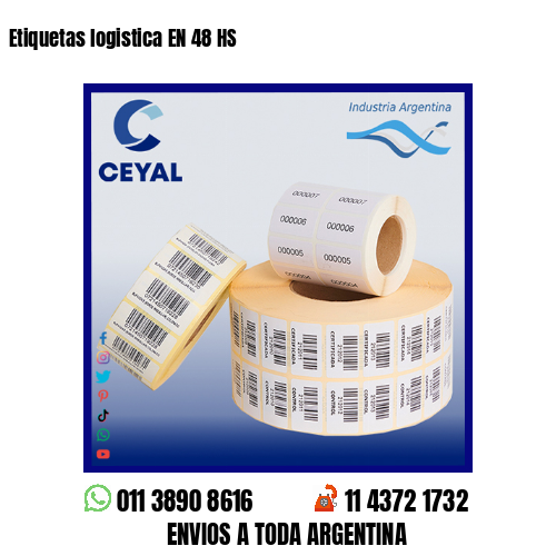 Etiquetas logistica EN 48 HS