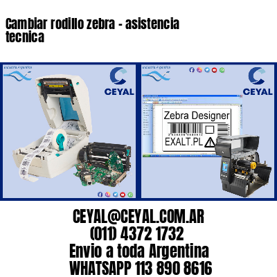 Cambiar rodillo zebra – asistencia tecnica
