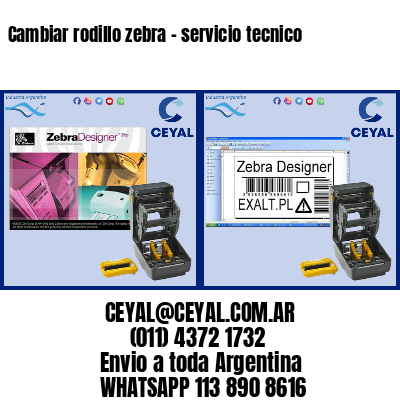 Cambiar rodillo zebra – servicio tecnico