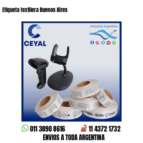 Etiqueta textilera Buenos Aires