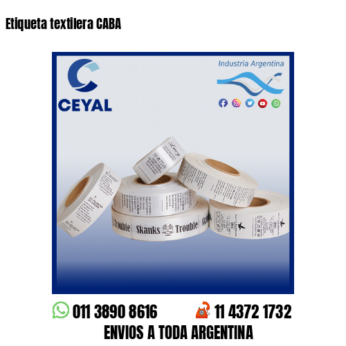 Etiqueta textilera CABA