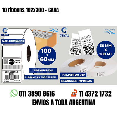 10 ribbons 102x300 - CABA