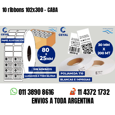 10 ribbons 102x300 - CABA