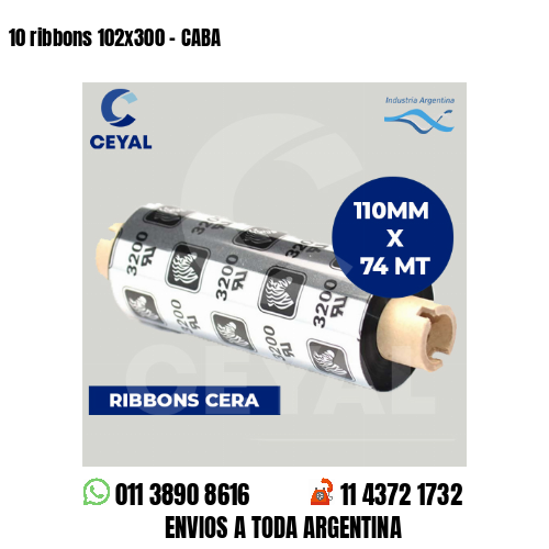 10 ribbons 102×300 – CABA