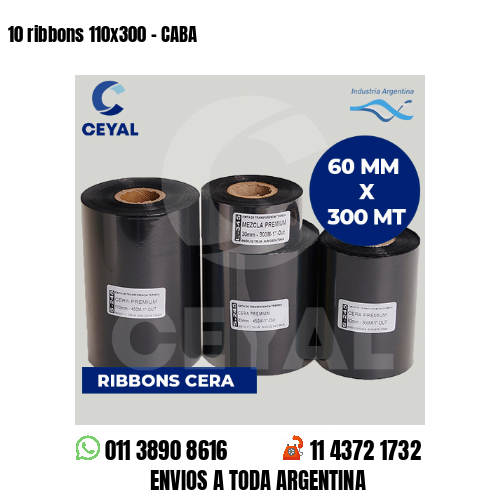 10 ribbons 110×300 – CABA